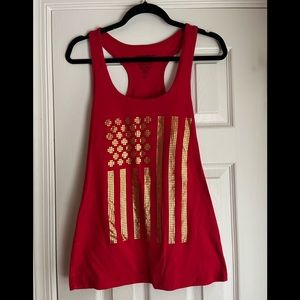 Speedo Women’s Red Gold Tank Top Size L